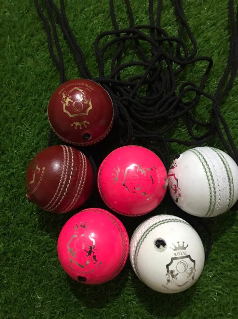 hanging cricket ball