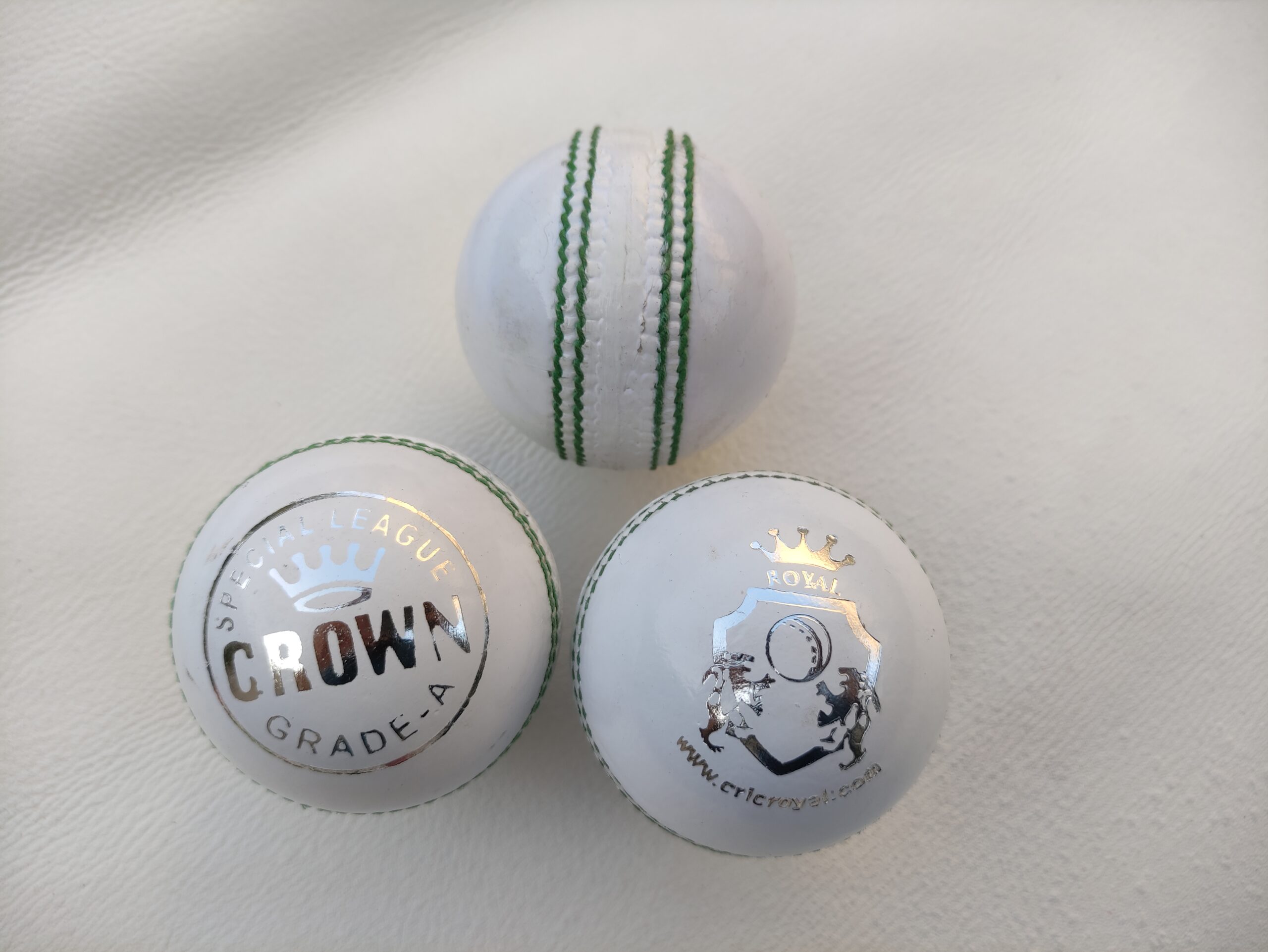 4 piece Leather Cricket Ball